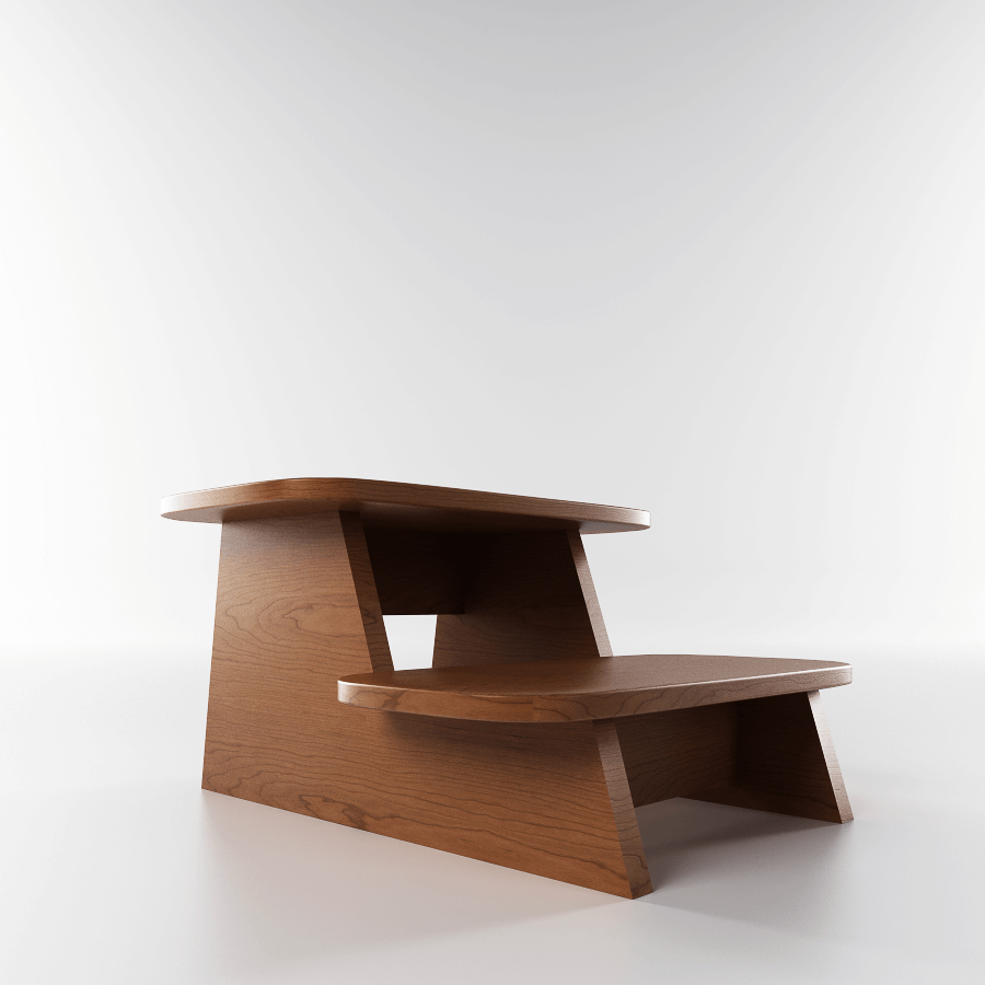 Scaletta-EROS-ciliegio-standard.png Predellino estetica Eros BEAUTEK ARREDO - immagine 1